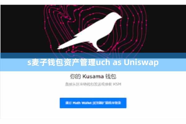 s麦子钱包资产管理uch as Uniswap